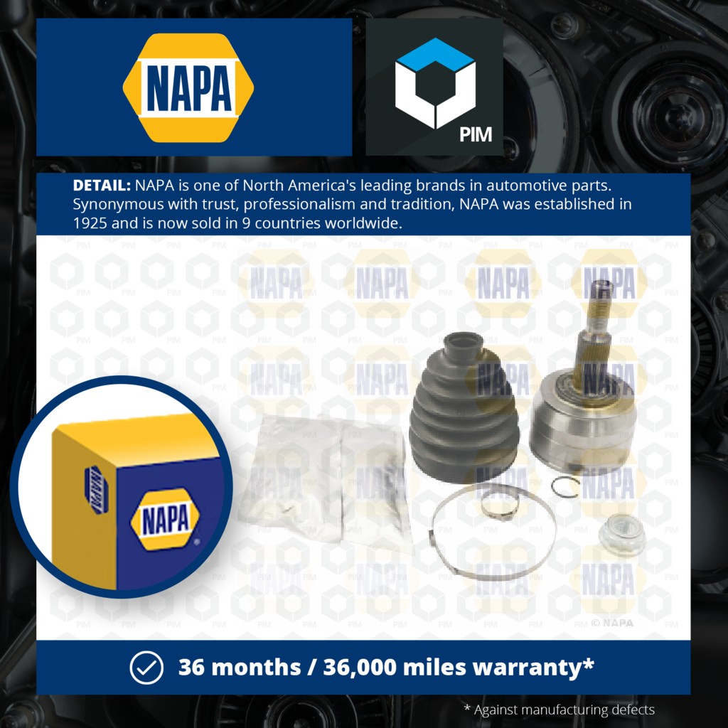 NAPA CV Joint Front Outer NCV1098 [PM1906726]