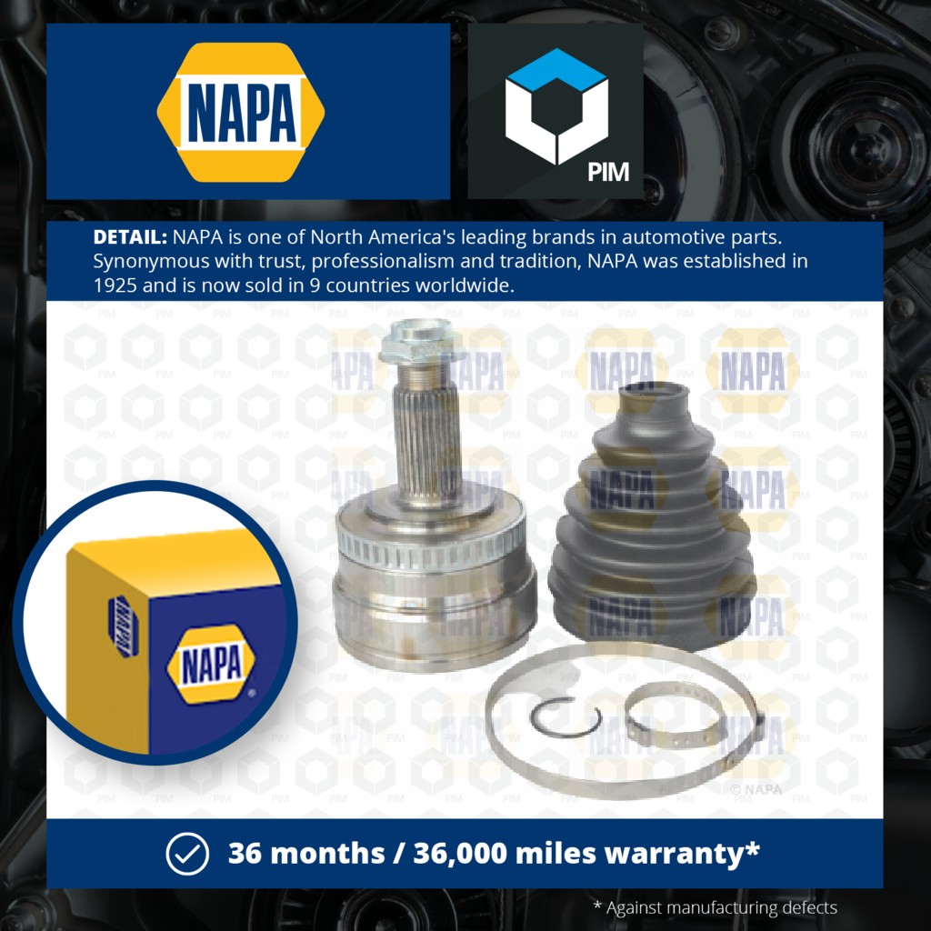 NAPA CV Joint Front Outer NCV1089 [PM1906717]