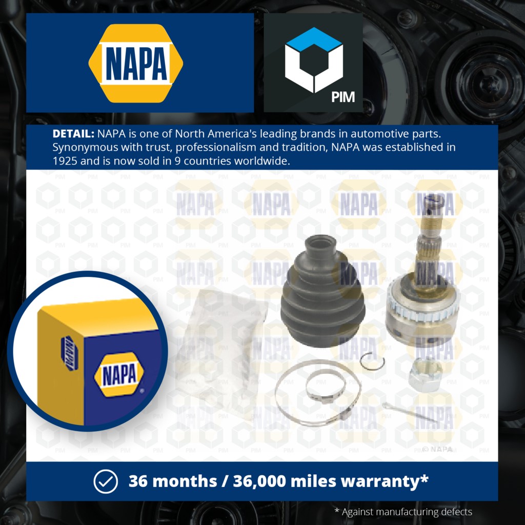 NAPA CV Joint Front Outer NCV1053 [PM1906681]