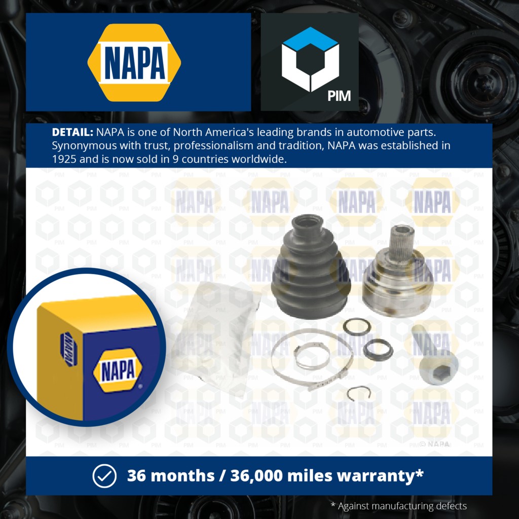 NAPA CV Joint NCV1007 [PM1906635]