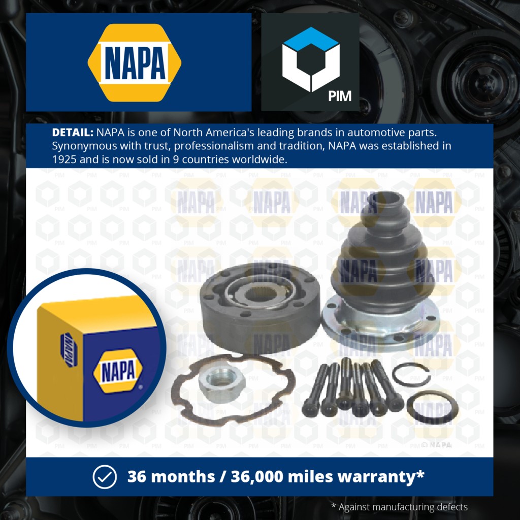 NAPA CV Joint NCV1001 [PM1906629]