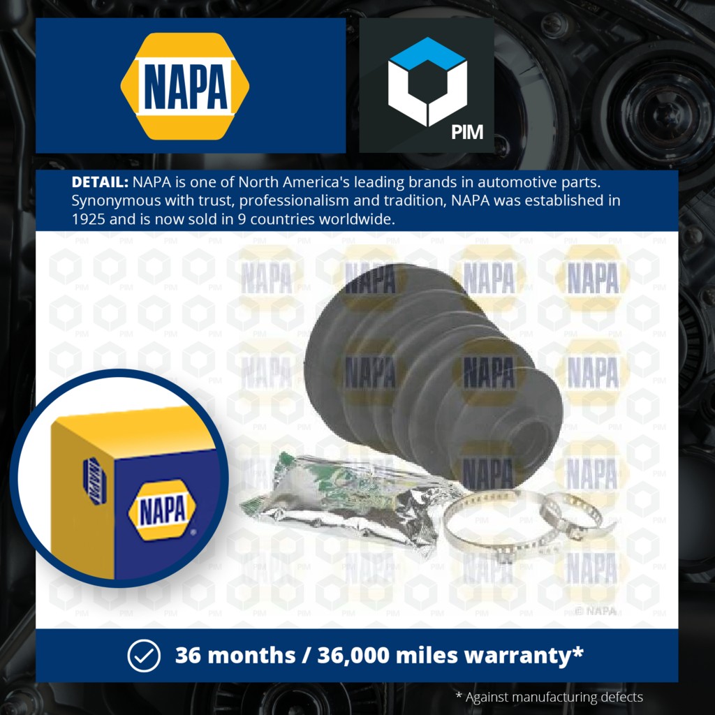 NAPA CV Joint Boot NCB8002 [PM1906618]