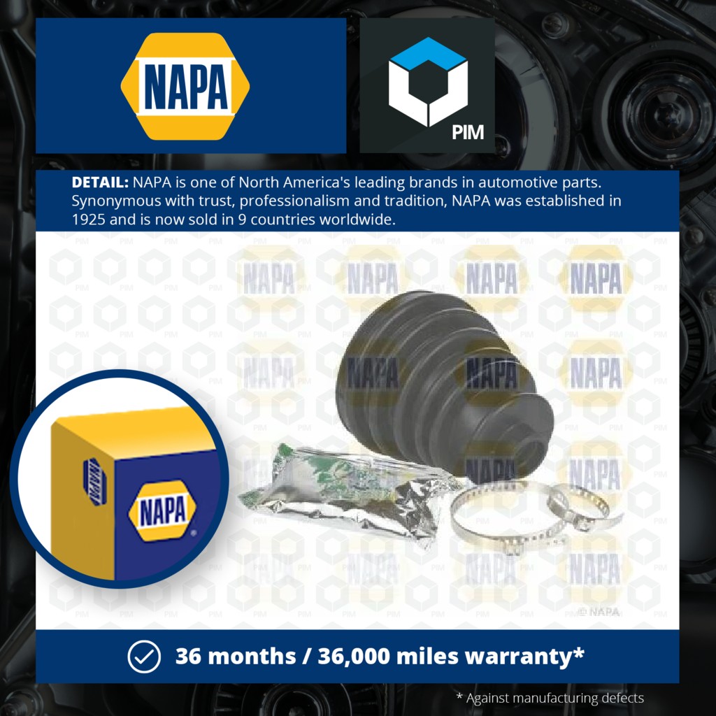 NAPA CV Joint Boot NCB8001 [PM1906617]