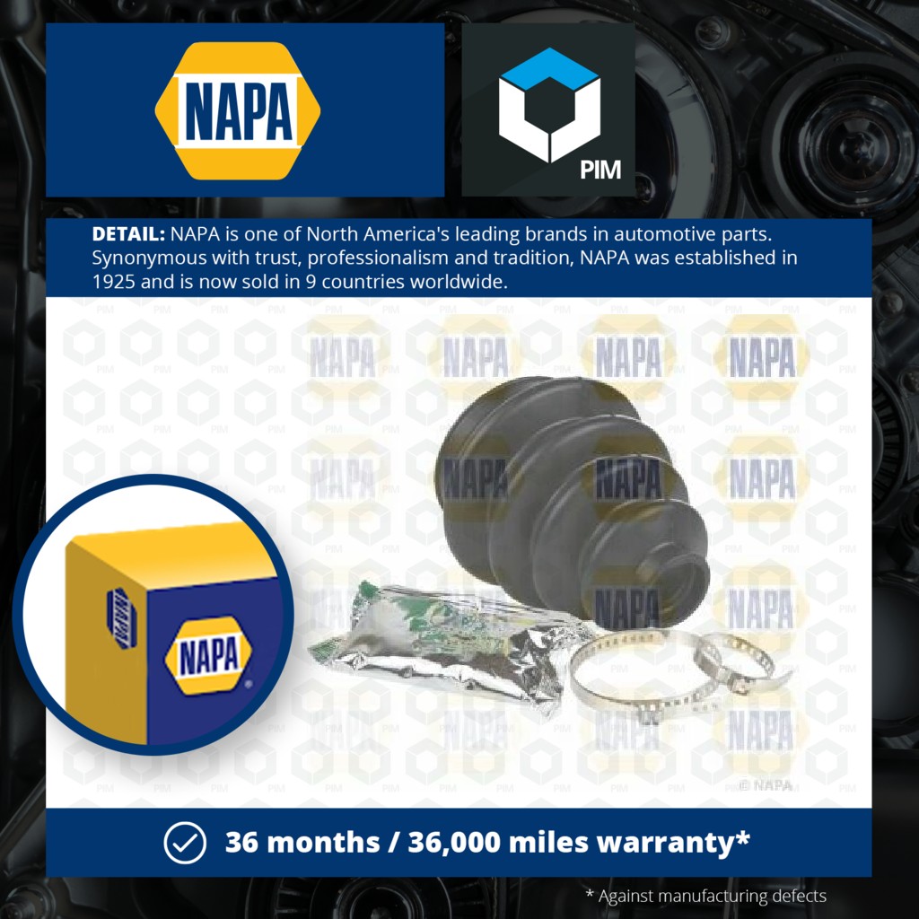 NAPA CV Joint Boot NCB1008 [PM1906607]