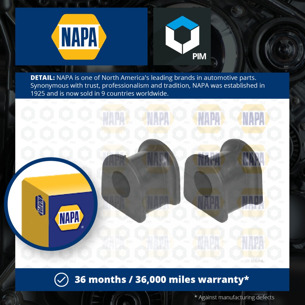 NAPA Wishbone / Control / Trailing Arm Bush Front Outer NST8056 [PM1906451]