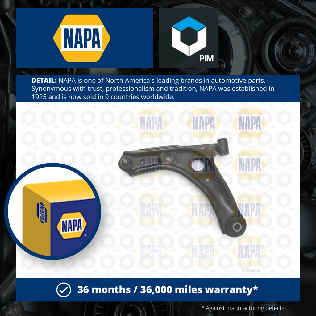 NAPA Wishbone / Suspension Arm Front Left NST2564 [PM1906336]