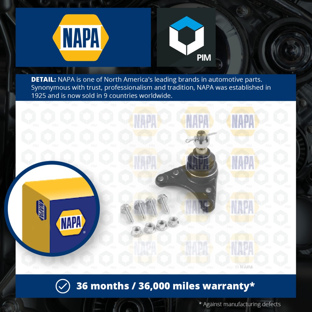 NAPA Ball Joint Front NST0222 [PM1906317]