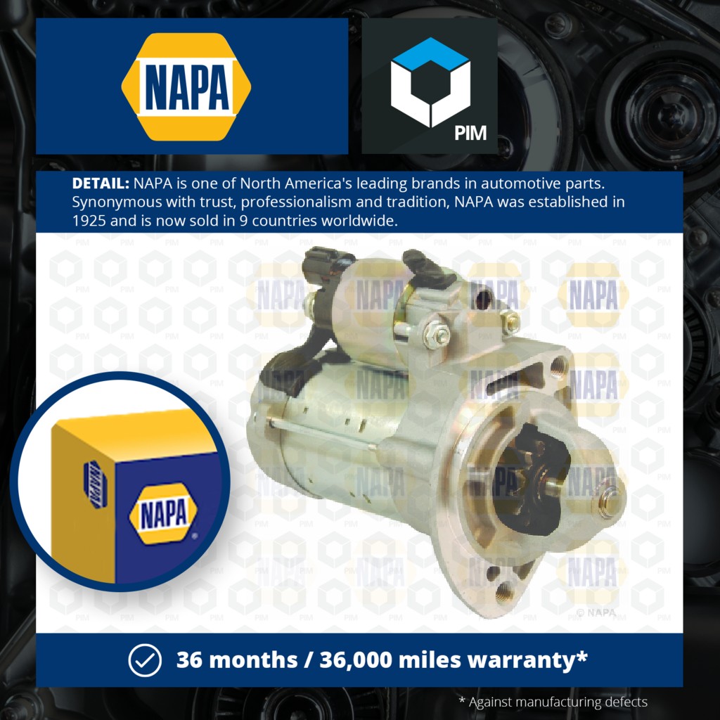 NAPA Starter Motor NSM1545 [PM1906310]