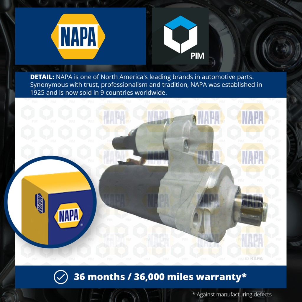 NAPA Starter Motor NSM1541 [PM1906306]
