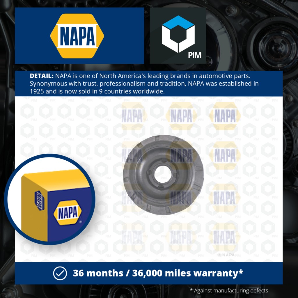 NAPA Top Strut Mounting Front NKM1101 [PM1906218]