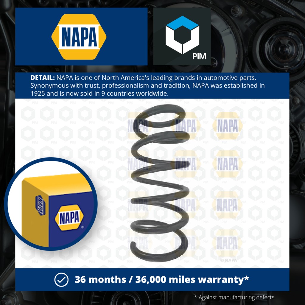 NAPA Coil Spring Front NCS1641 [PM1906155]