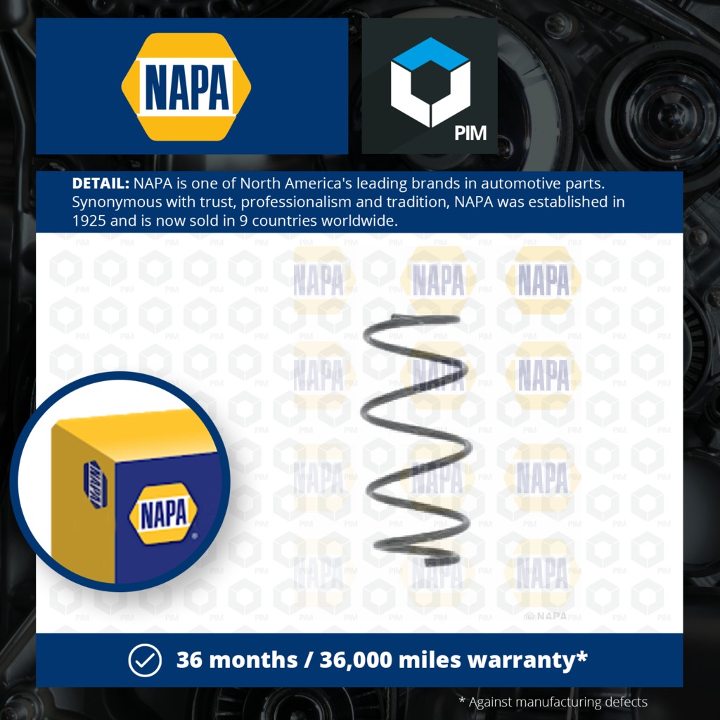 NAPA Coil Spring Front NCS1625 [PM1906139]