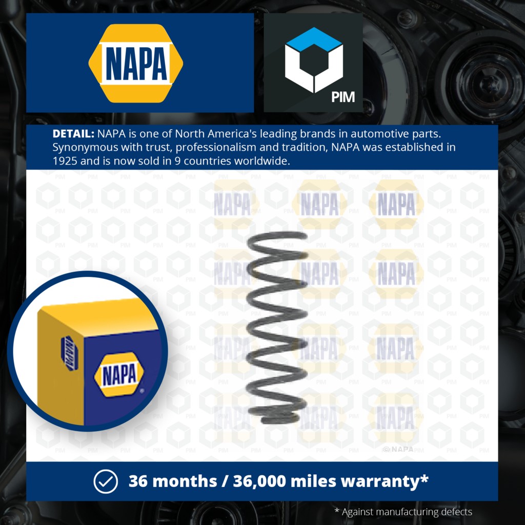 NAPA Coil Spring Rear NCS1607 [PM1906121]