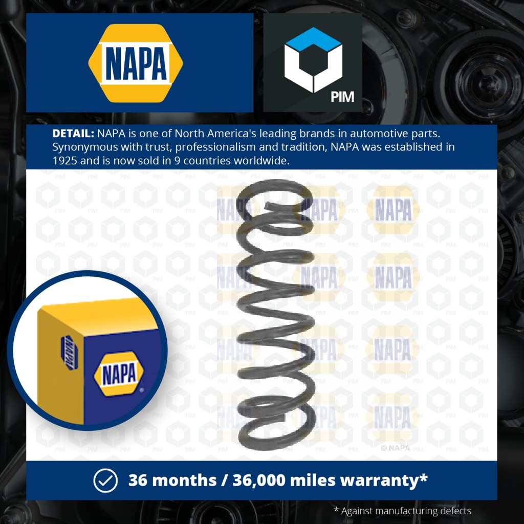 NAPA Coil Spring Front NCS1587 [PM1906102]
