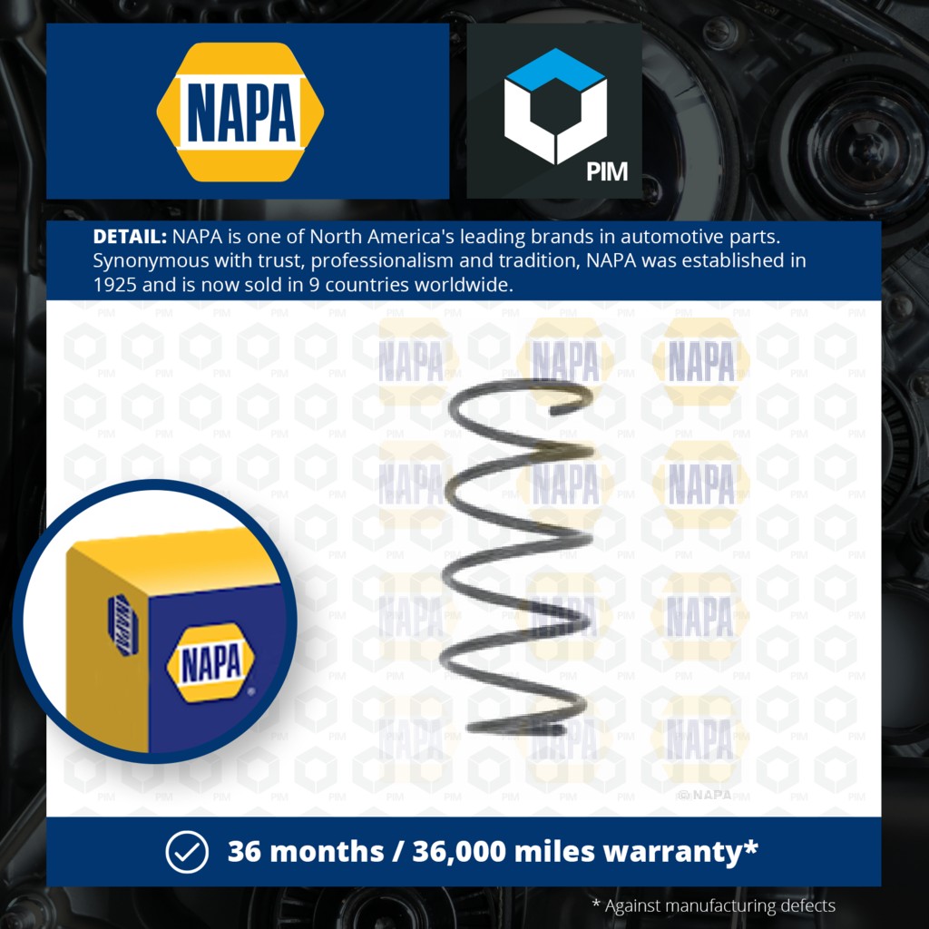 NAPA Coil Spring Front NCS1586 [PM1906101]