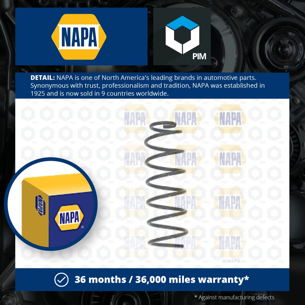 NAPA Coil Spring Rear NCS1577 [PM1906092]