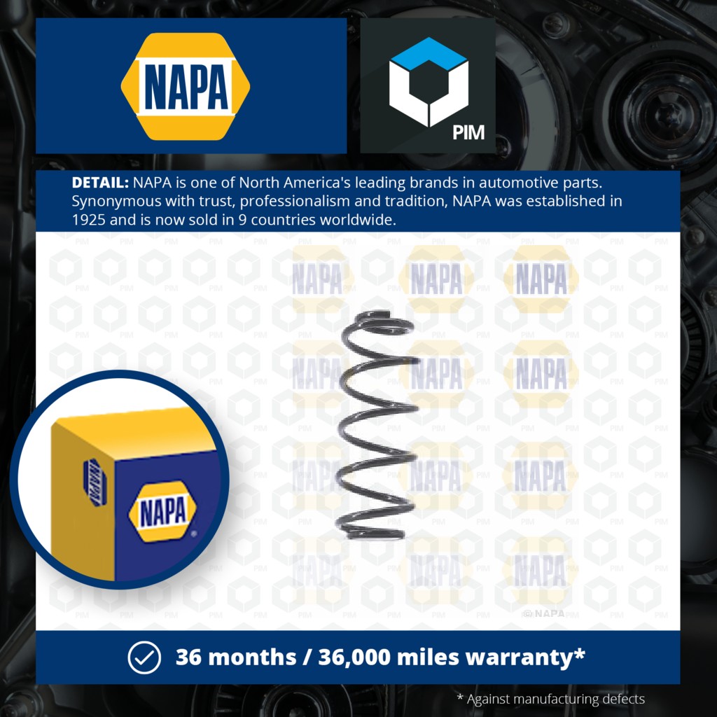 NAPA Coil Spring Front NCS1458 [PM1905979]