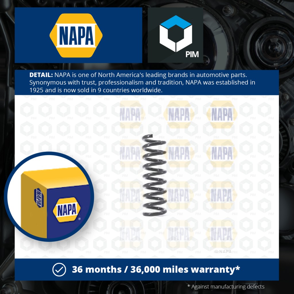 NAPA Coil Spring Rear NCS1383 [PM1905908]