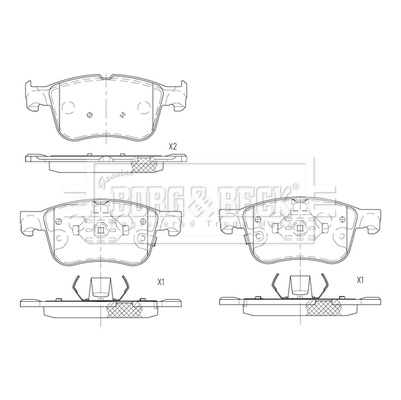 Borg & Beck BBP2844