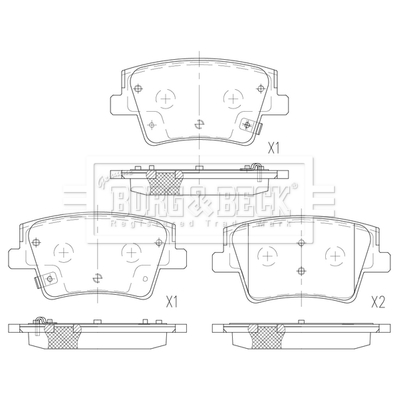 Borg & Beck BBP2836