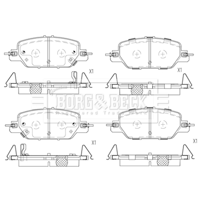 Borg & Beck BBP2834