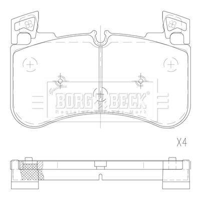 Borg & Beck BBP2827