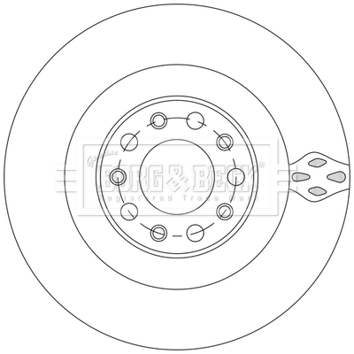 Borg & Beck BBD5572