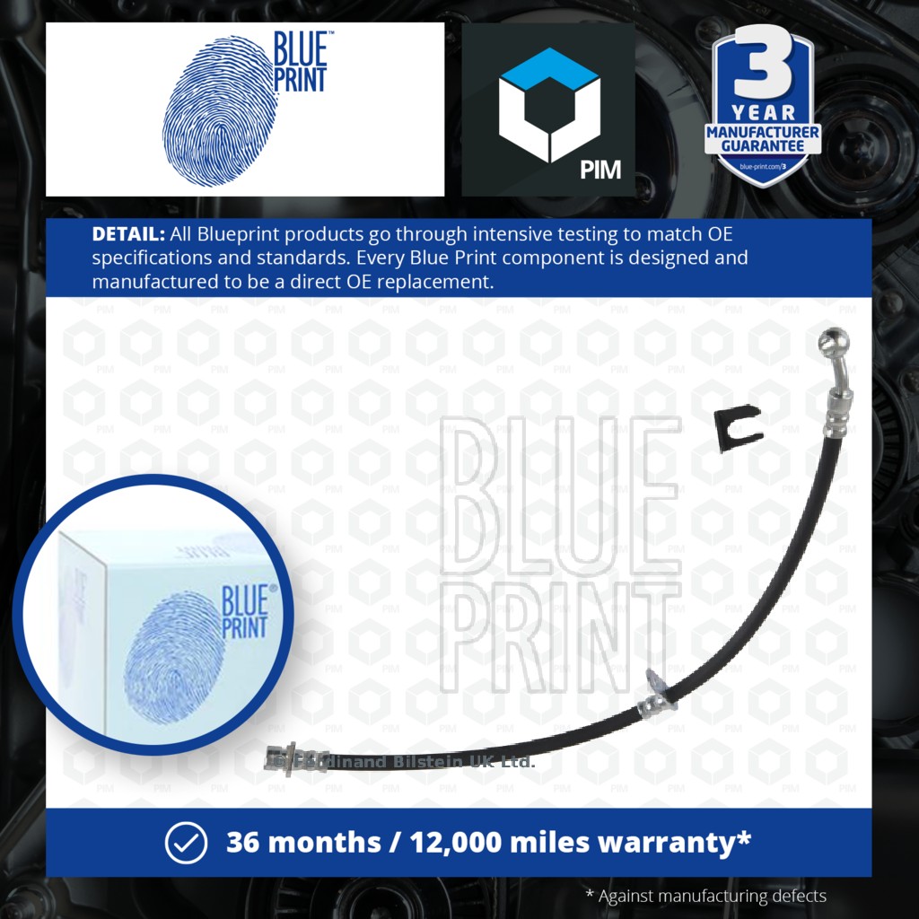 Blue Print Brake Hose Front Right ADBP530007 [PM1901119]