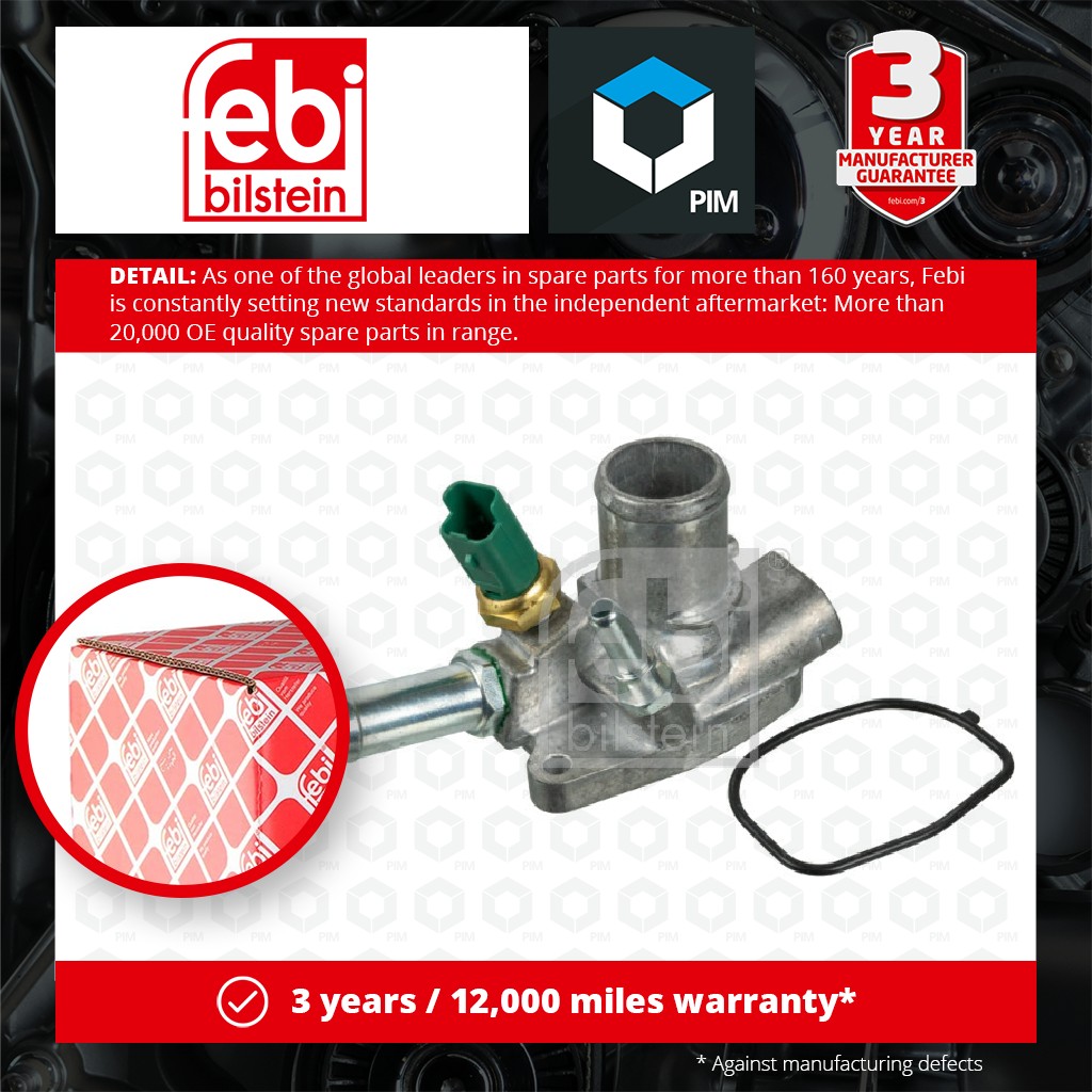 Febi Coolant Thermostat 174395 [PM1899243]