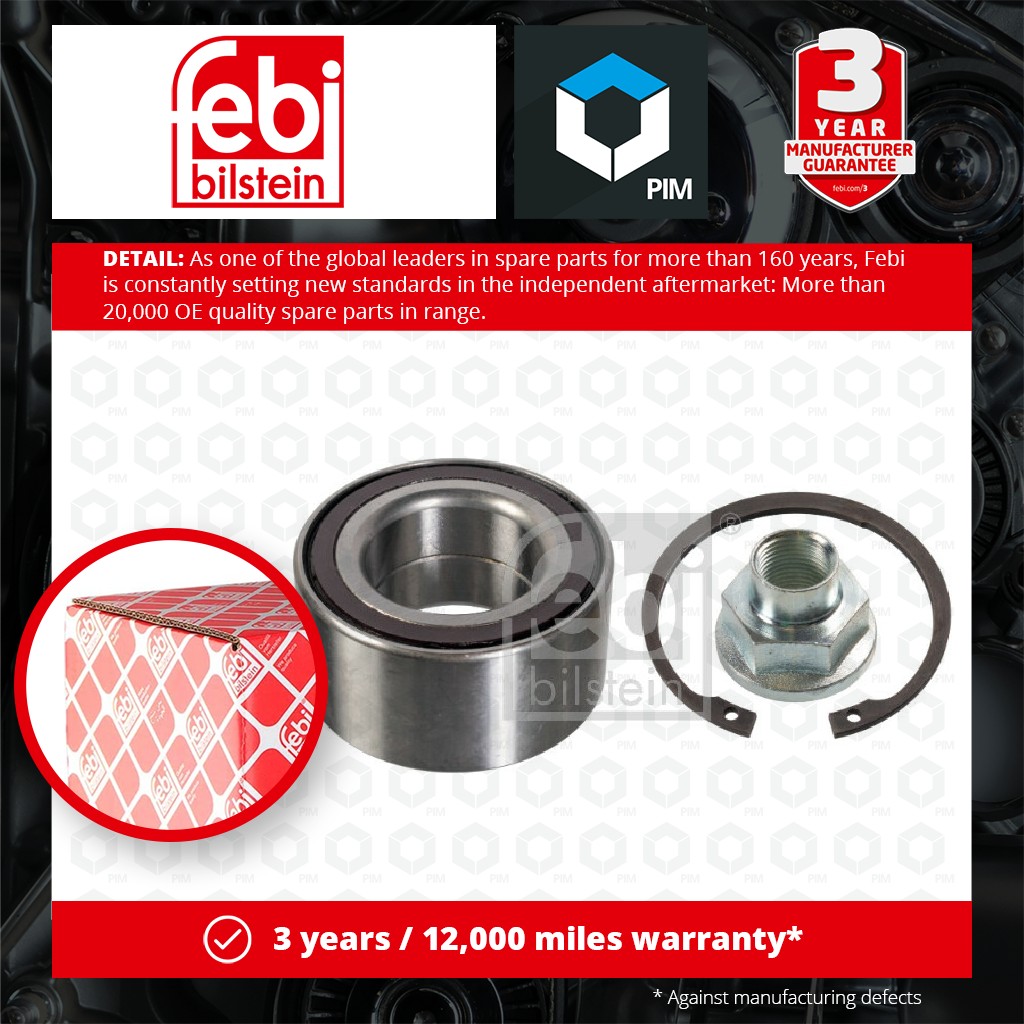 Febi Wheel Bearing Kit Front Left or Right 174124 [PM1899060]