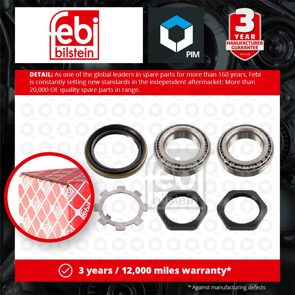 Febi Wheel Bearing Kit Front Left or Right 173675 [PM1898914]