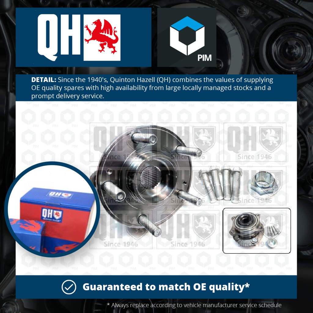 Quinton Hazell Wheel Bearing Kit QWB1674 [PM1896825]