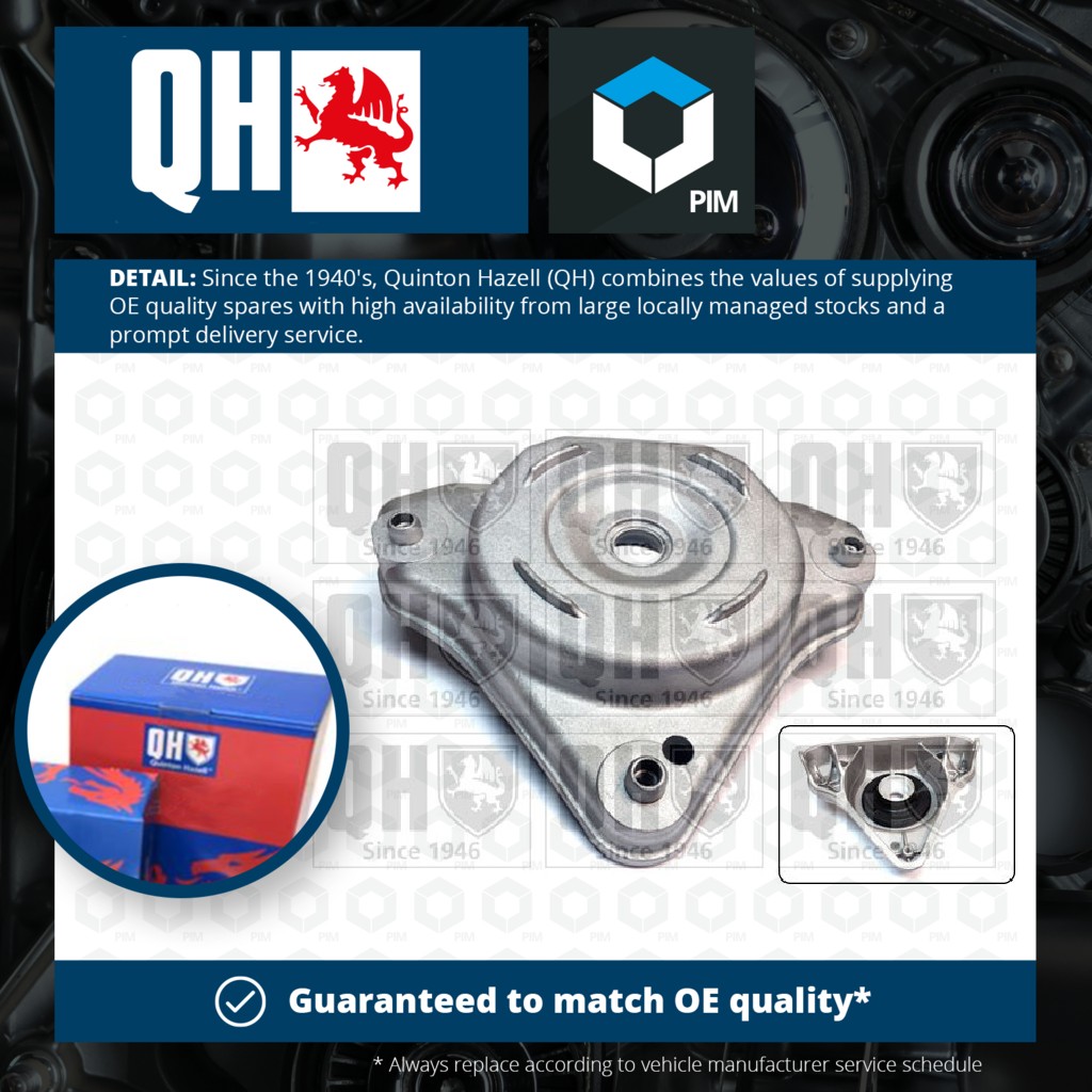 Quinton Hazell Top Strut Mounting Front EMR4819 [PM1896608]