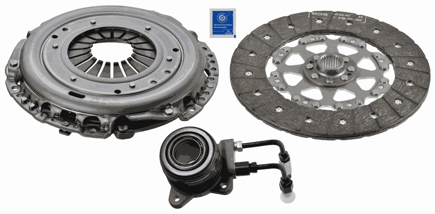 Sachs Clutch Kit 3pc (Cover+Plate+CSC) 3000990535 [PM1895646]