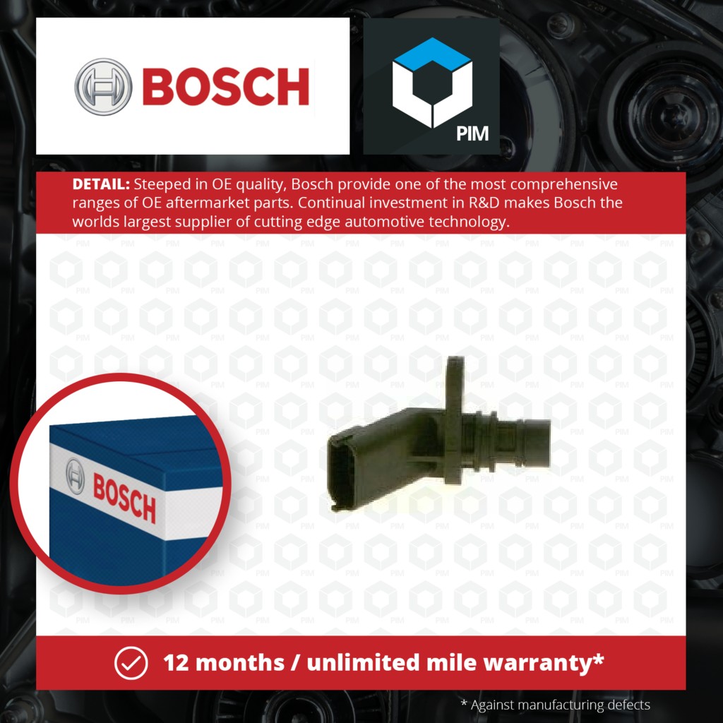 Bosch RPM / Crankshaft Sensor 026121030L [PM1894682]