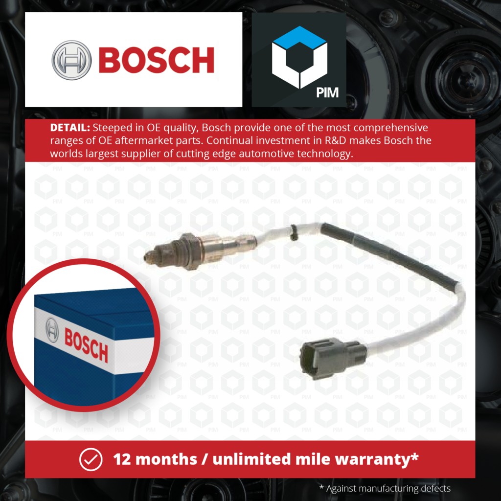 Bosch Lambda Sensor Post Cat 0258030446 [PM1894674]