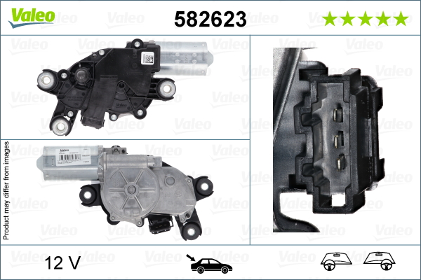 Valeo Wiper Motor Rear 582623 [PM1893832]