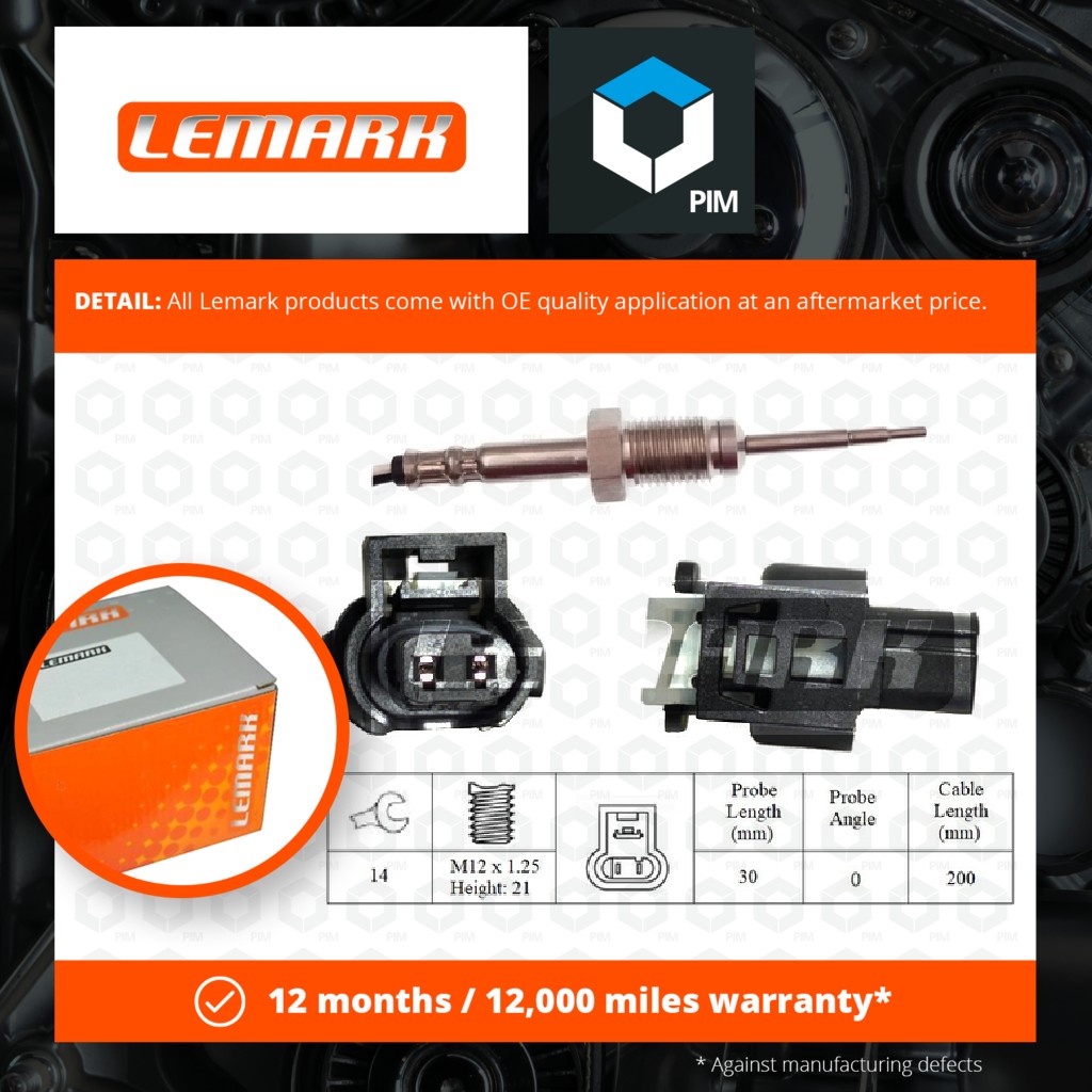 Lemark Exhaust Temperature Sensor LXT368 [PM1887464]
