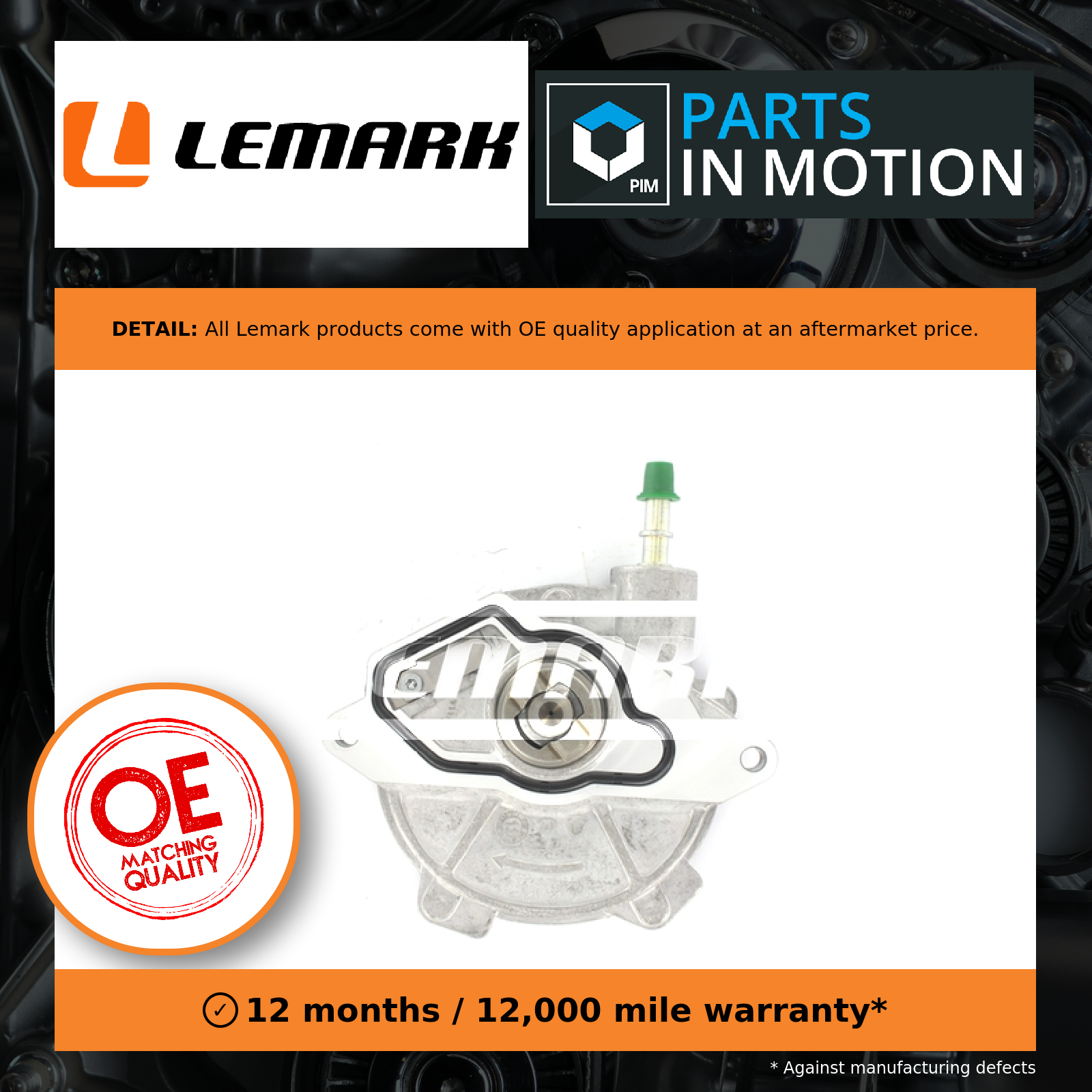 Lemark Vacuum Pump LVP047 [PM1887244]