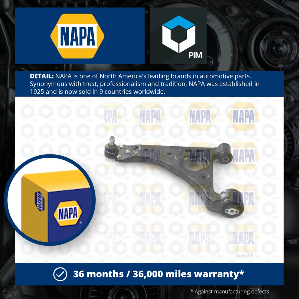 NAPA Wishbone / Suspension Arm Front Left NST2537 [PM1884529]