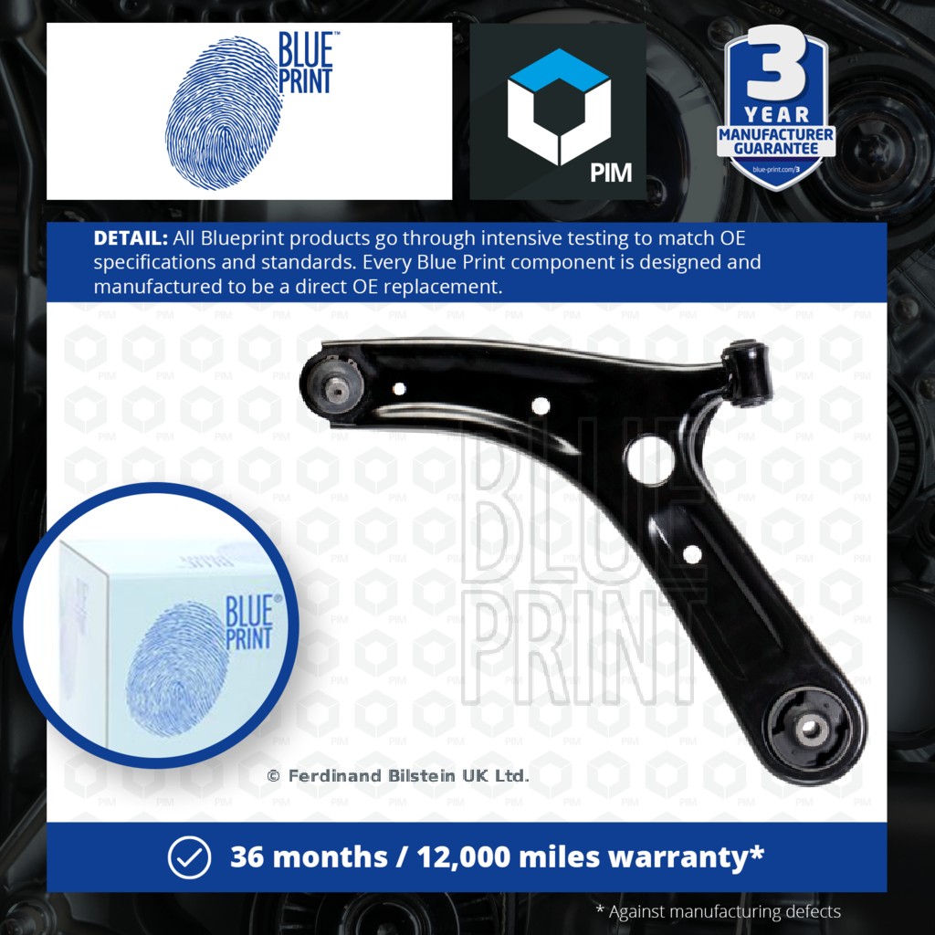 Blue Print Wishbone / Suspension Arm Front Lower, Left ADBP860026 [PM1881401]