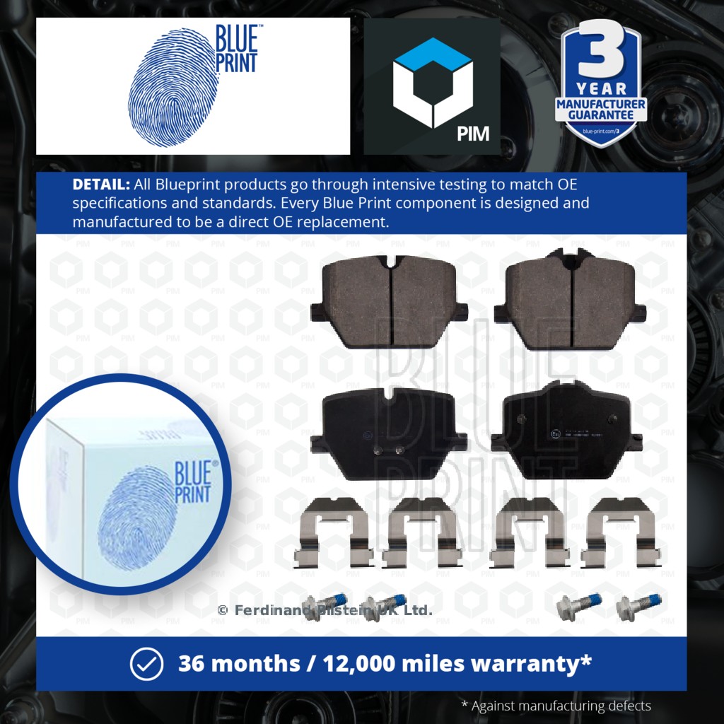 Blue Print Brake Pads Set Rear ADBP420051 [PM1881267]