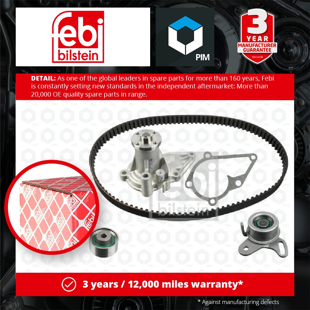 Febi Timing Belt & Water Pump Kit 173745 [PM1879817]