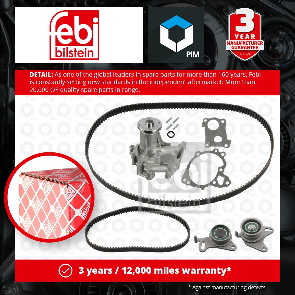 Febi Timing Belt & Water Pump Kit 173148 [PM1879451]