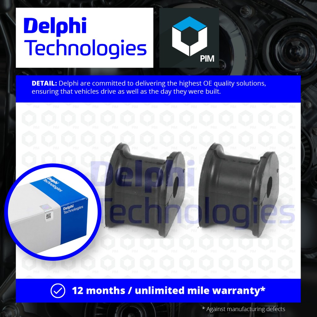 Delphi Wishbone / Control / Trailing Arm Bush TD4217W [PM1879110]