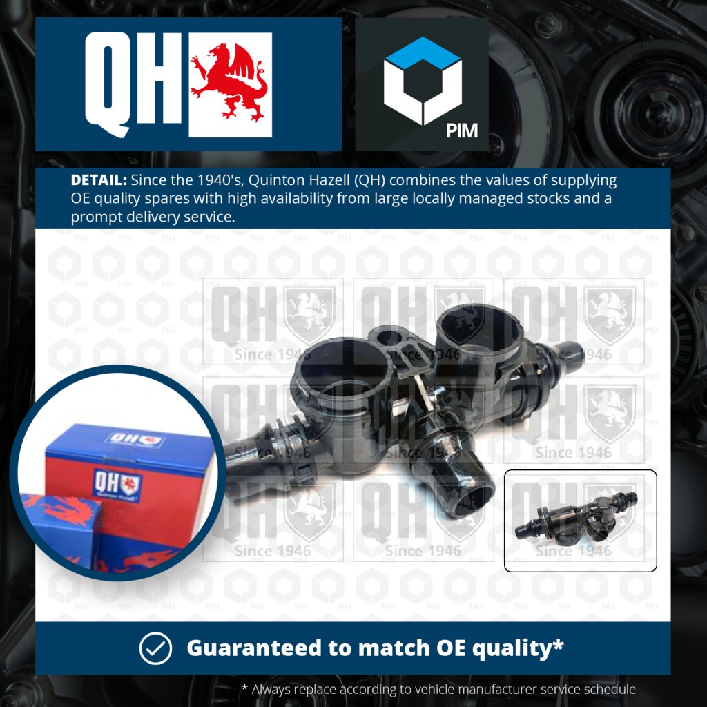 Quinton Hazell Thermostat Kit QTH1116K [PM1878633]
