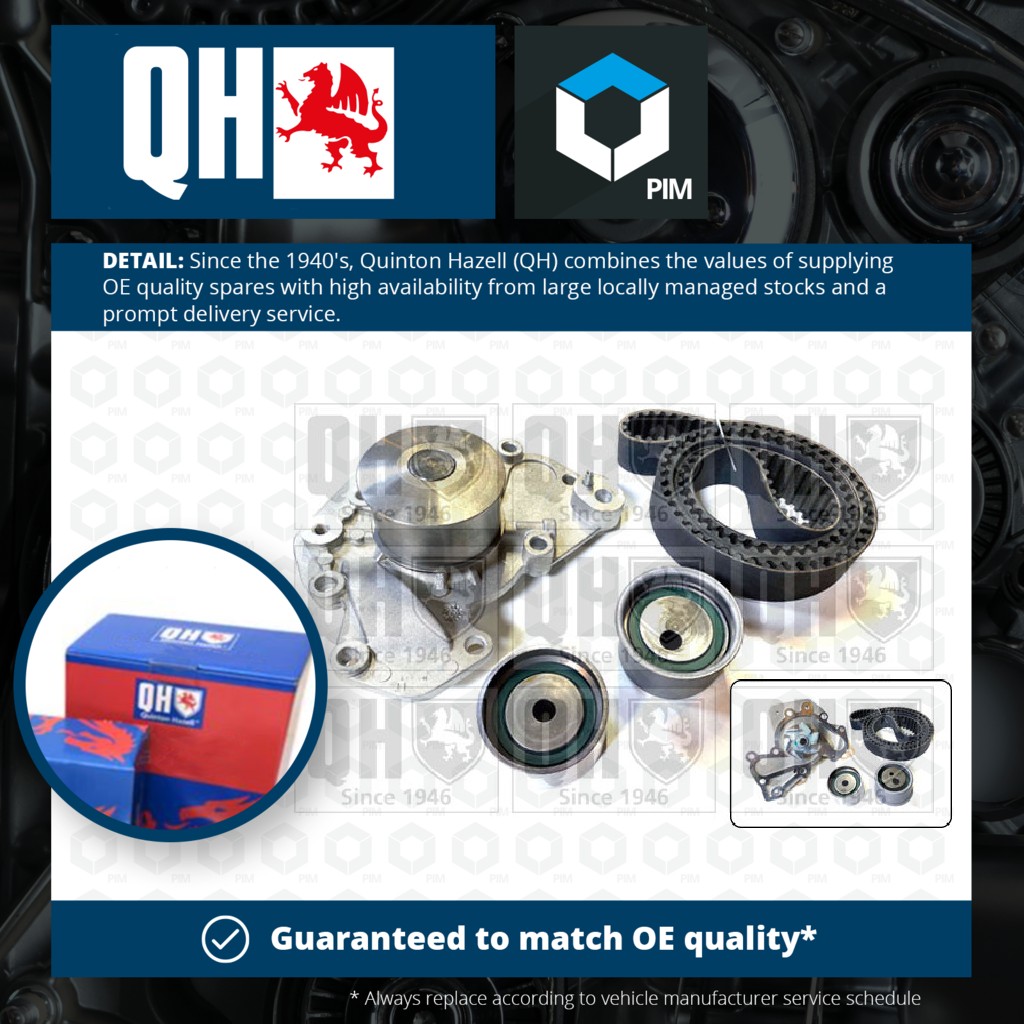Quinton Hazell Timing Belt & Water Pump Kit QBPK7210 [PM1878389]