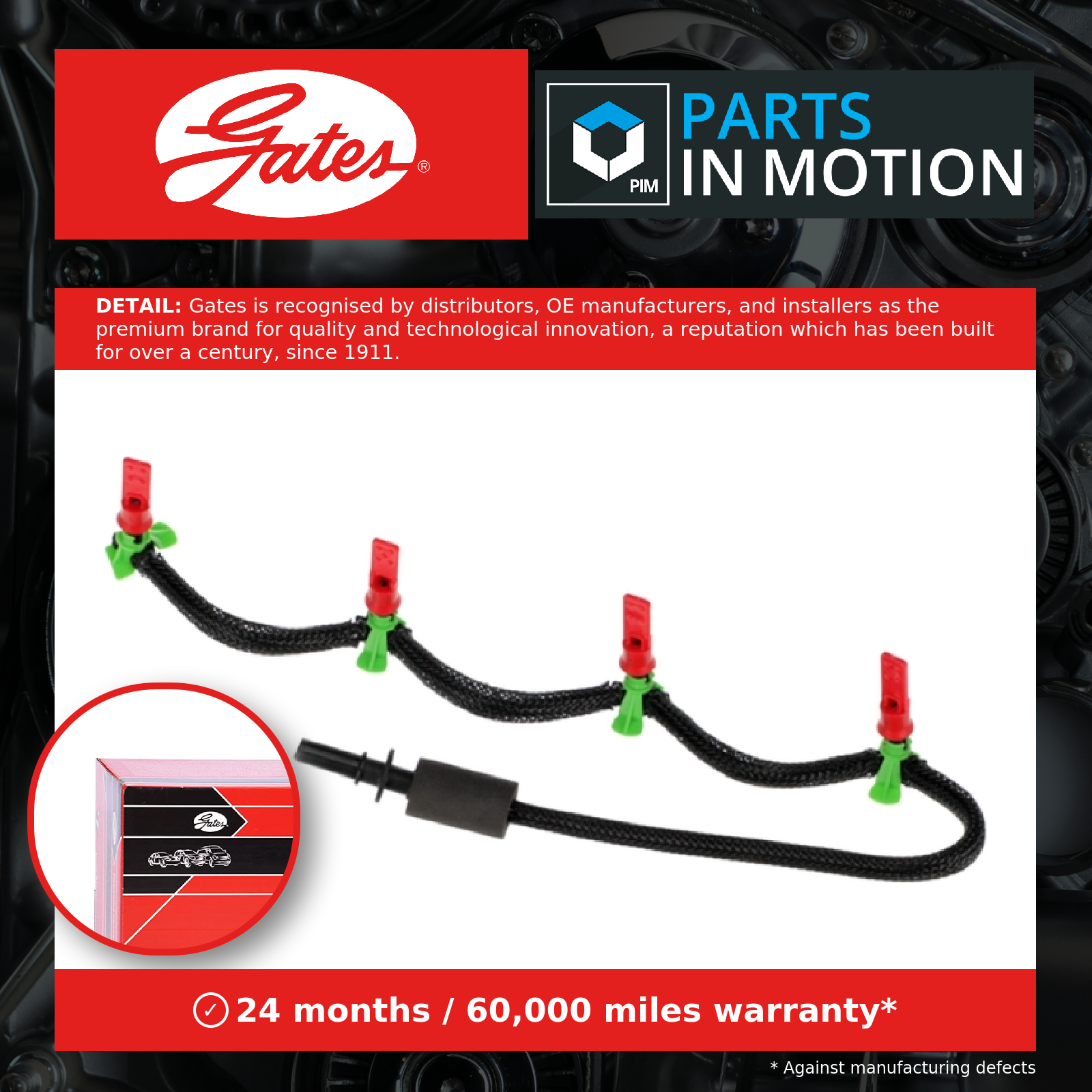 HOSE FUEL OVERFLOW MFL1198 FOR FORD MONDEO FUSION FIESTA/VII/Van KUGA/VAN 1.5L - Image 14