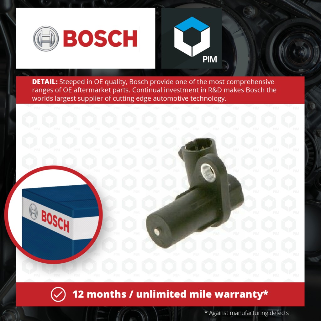 Bosch RPM / Crankshaft Sensor 0986280486 [PM1876562]
