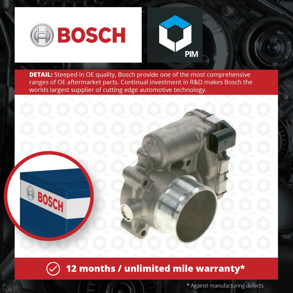 Bosch Throttle Body 0280750823 [PM1876451]